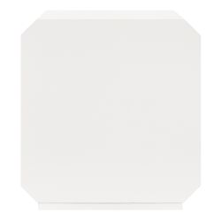 Anderson 2 Drawer Bedside Table - White