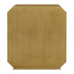 Anderson 2 Drawer Bedside Table - Antique Gold