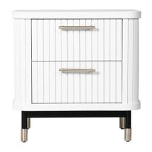 Sophia Bedside Table - White