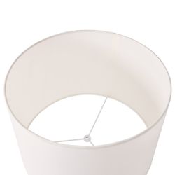 Abbey Table Drum Shade - White