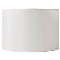 Abbey Table Drum Shade - White