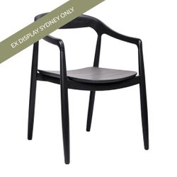 Astrid Ashwood Dining Chair - Black - OUTLET NSW