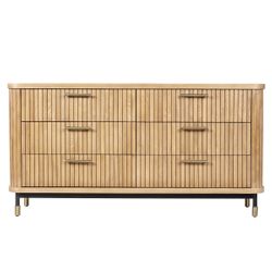 Sophia Oak 6 Drawer Chest - Natural