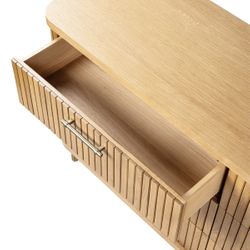 Sophia Oak 6 Drawer Chest - Natural