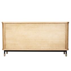 Sophia Oak 6 Drawer Chest - Natural