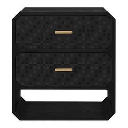 Anderson 2 Drawer Chest - Black