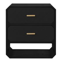 Anderson 2 Drawer Chest - Black