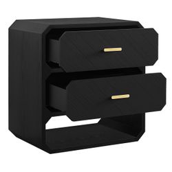 Anderson 2 Drawer Chest - Black