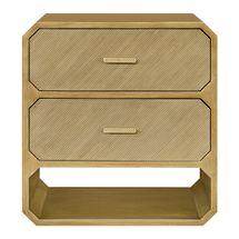 Anderson 2 Drawer Chest - Antique Gold