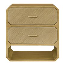 Anderson 2 Drawer Chest - Antique Gold