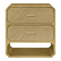 Anderson 2 Drawer Chest - Antique Gold