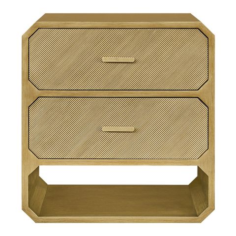 Anderson 2 Drawer Chest - Antique Gold
