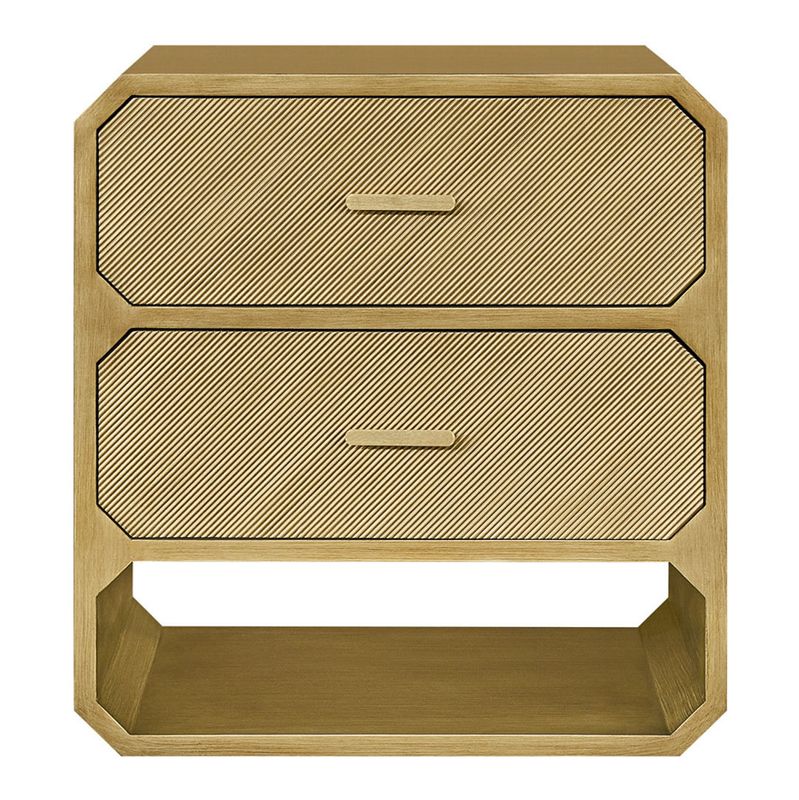 Anderson 2 Drawer Chest - Antique Gold