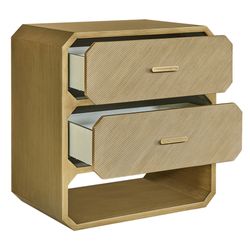 Anderson 2 Drawer Chest - Antique Gold