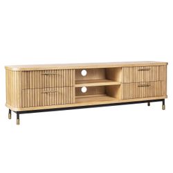 Sophia Oak Entertainment Unit - Natural