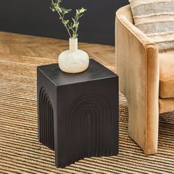 Arc Concrete Stool - Charcoal - OUTLET NSW