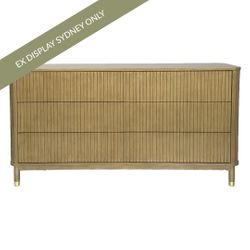 Sophia 6 Drawer Chest - Antique Gold - OUTLET NSW