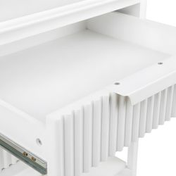 Aimee Bedside Table - Small All White