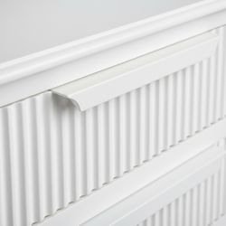 Aimee Bedside Table - Large All White