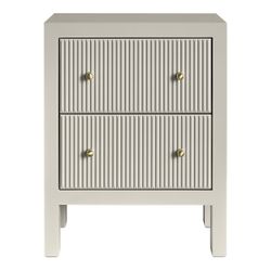 Ariana Bedside Table - Small Grey