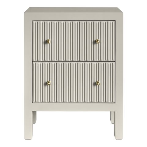 Ariana Bedside Table - Small Grey