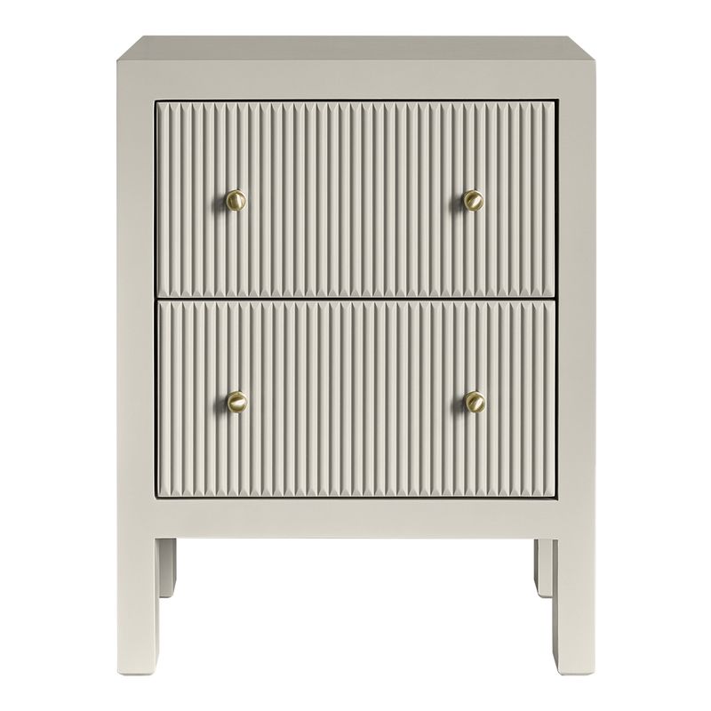 Ariana Bedside Table - Small Grey