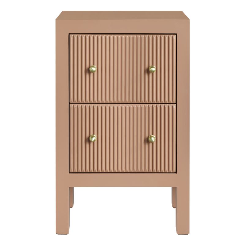 Ariana Bedside Table - Petite Mocha Mousse