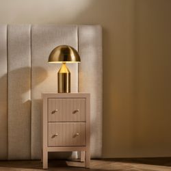 Ariana Bedside Table - Petite Mocha Mousse