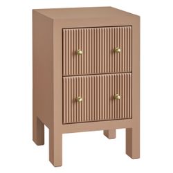 Ariana Bedside Table - Petite Mocha Mousse