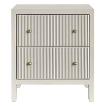 Ariana Bedside Table - Large Grey