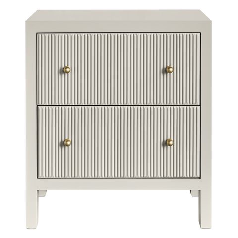 Ariana Bedside Table - Large Grey