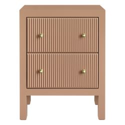 Ariana Bedside Table - Small Mocha Mousse