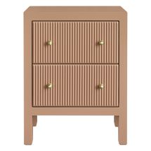 Ariana Bedside Table - Small Mocha Mousse