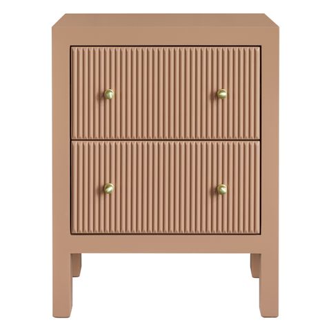 Ariana Bedside Table - Small Mocha Mousse