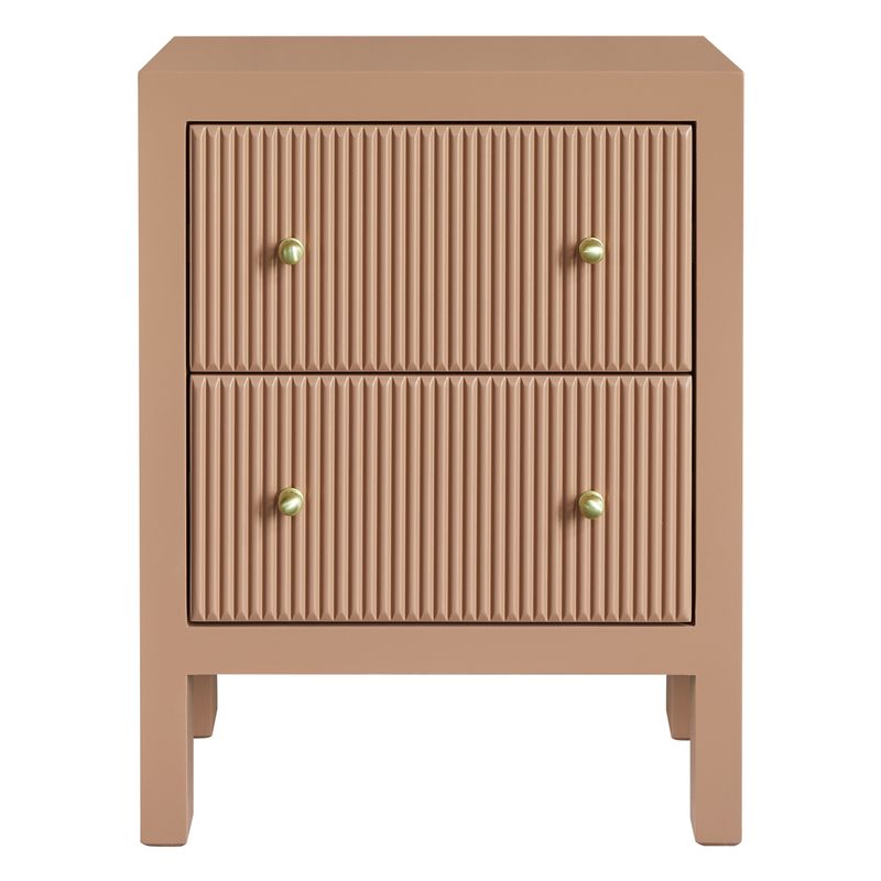 Ariana Bedside Table - Small Mocha Mousse
