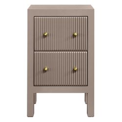 Ariana Bedside Table - Petite Taupe
