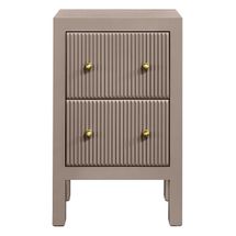 Ariana Bedside Table - Petite Taupe