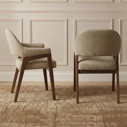 Field Upholstery Swatch - Brown
