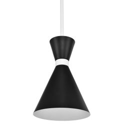Oslo Pendant - Black w White