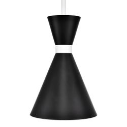 Oslo Pendant - Black w White