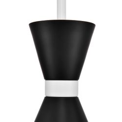 Oslo Pendant - Black w White