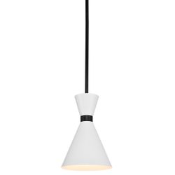 Oslo Pendant - White w Black