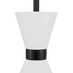 Oslo Pendant - White w Black
