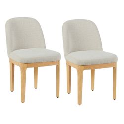 Jamie Natural Dining Chair Set of 2 - Natural