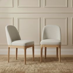 Jamie Natural Dining Chair Set of 2 - Natural