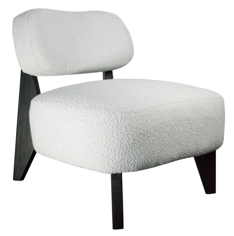Strickland Occasional Chair - Offwhite Chenille - OUTLET NSW