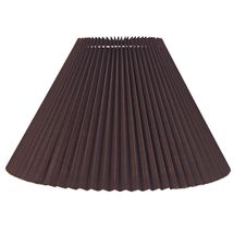 Anya Pleated Empire Shade - Small Espresso
