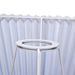 Anya Pleated Empire Shade - Small Espresso