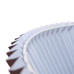 Anya Pleated Empire Shade - Small Espresso