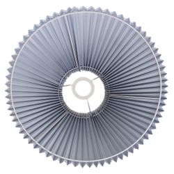 Anya Pleated Empire Shade - Small Espresso